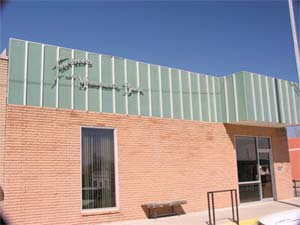 Front view of Farmers and Merchants Bank of Arnett